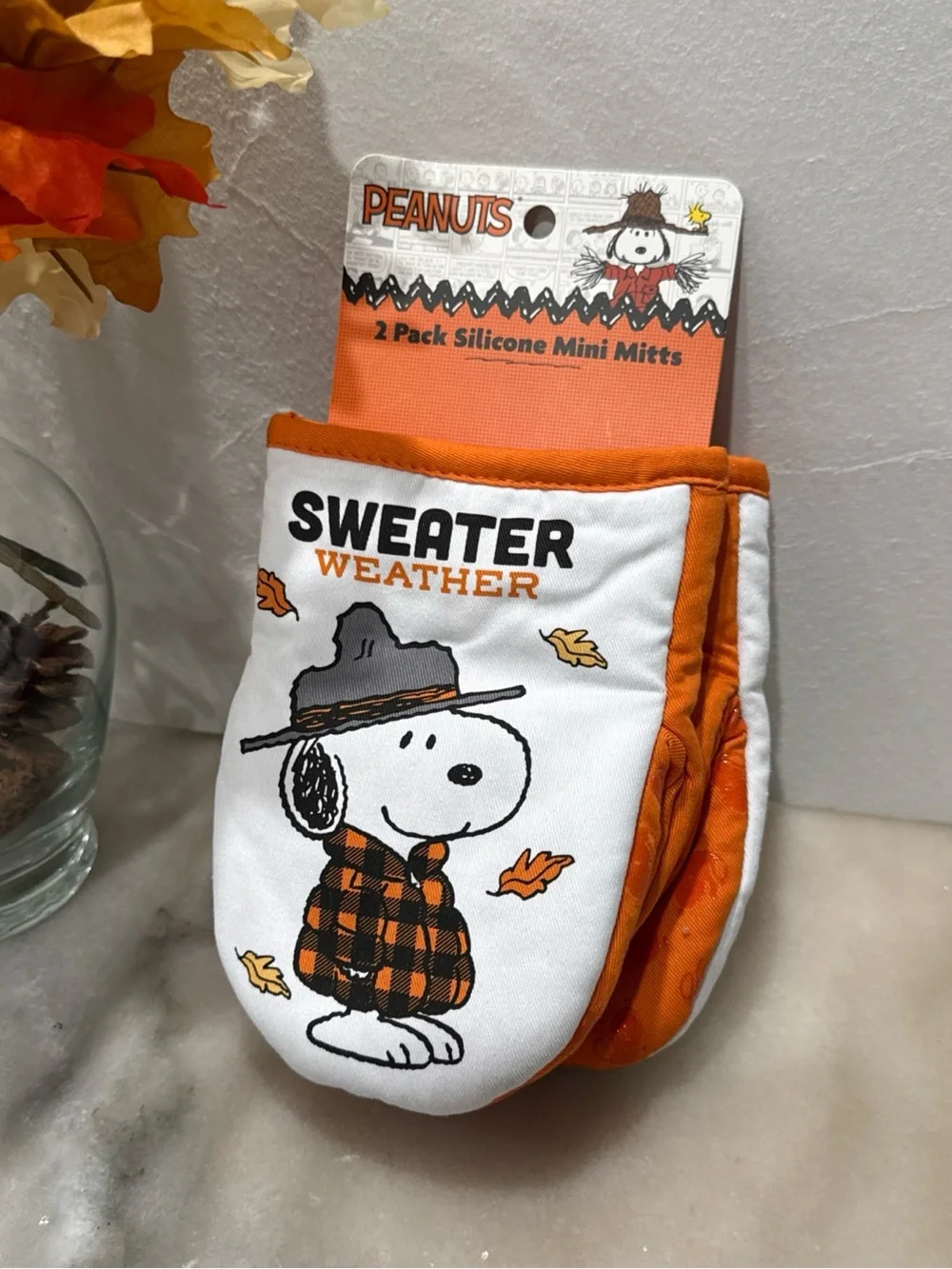 Snoopy Silicone Mini Oven Mitts/2 pack